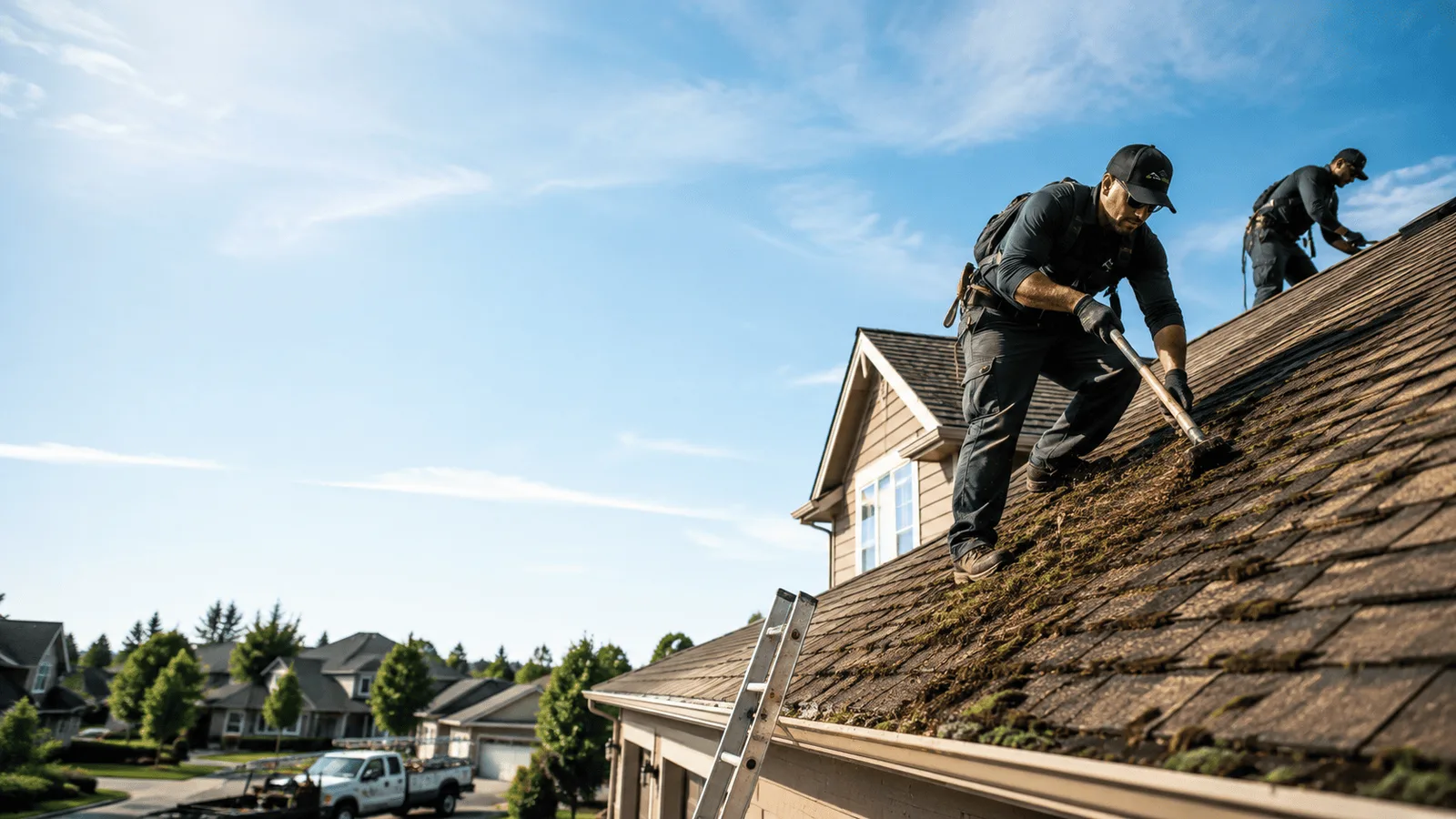 Roof Moss Removal in Derma, MS near me